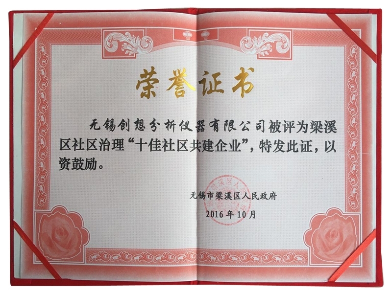 亿万28网页版官方-亿万28入口网页版-亿万28网页版网址-亿万28网页在线玩-28游戏官网在线玩-亿万e网址pg-亿万28模拟器-亿万28娱乐-亿万28线上网仪器荣获梁溪区社区治理“十佳共建企业”奖